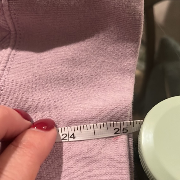 Women's Eddie Bauer Legend Quilted Front Crew Sweatshirt Purple 2X New W/O Tag - Picture 6 of 6